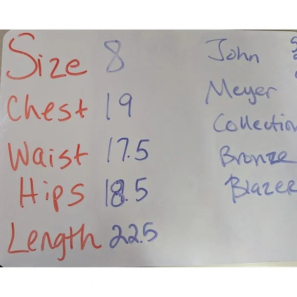 Professional Boss John Meyer Luxury Bronze Tweed Blazer Women 8 Peplum Bows - Picture 7 of 10